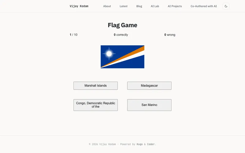 Flag Game thumbnail