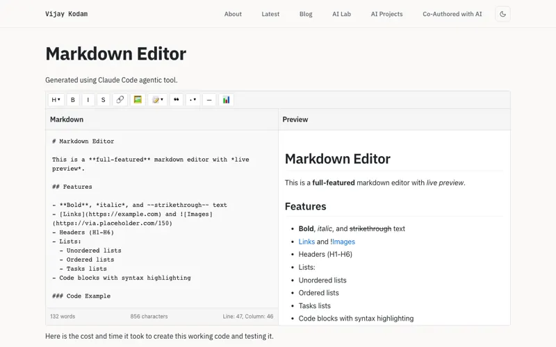 Markdown Editor thumbnail