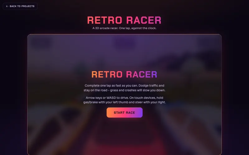 Retro Racer thumbnail